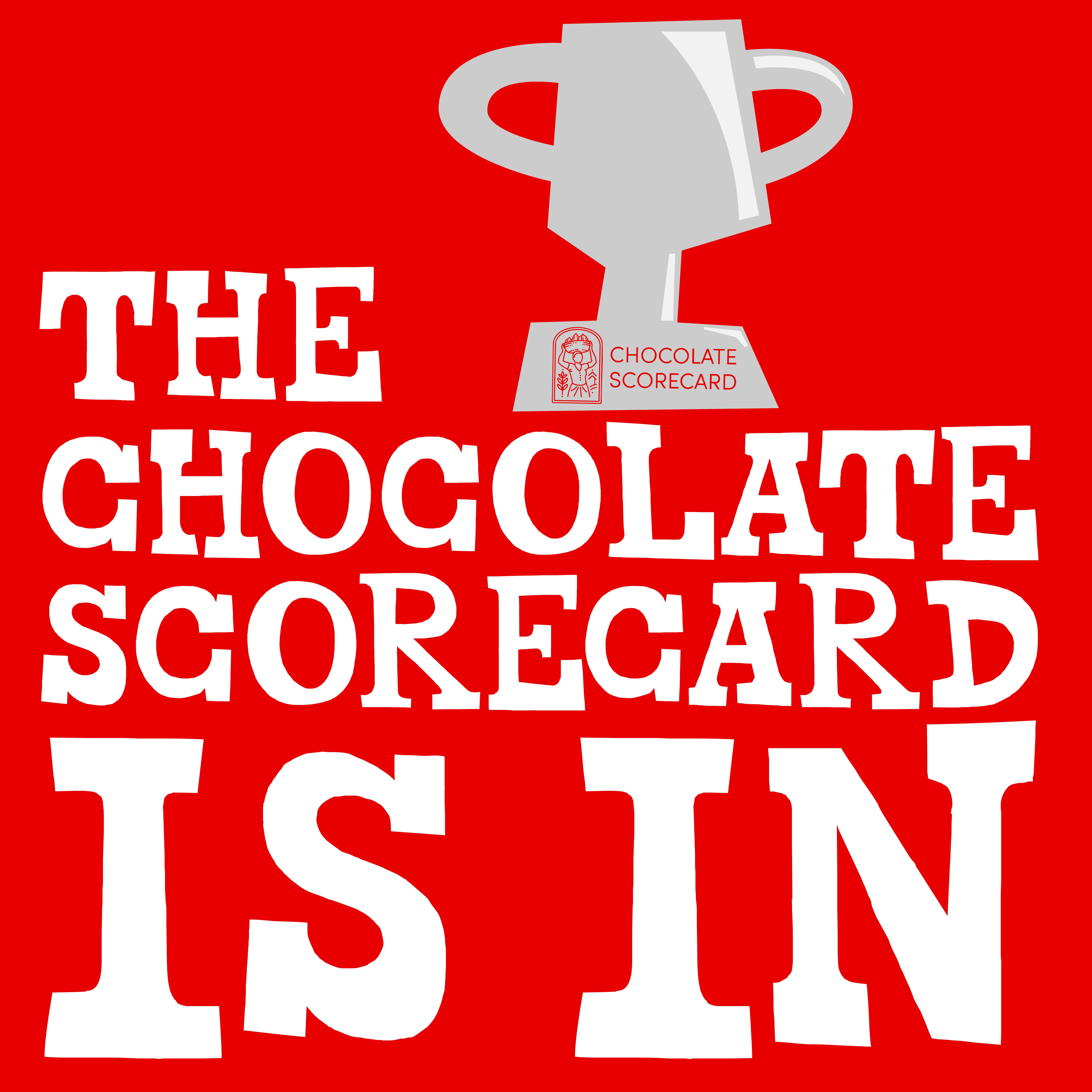 THE CHOCOLATE SCORECARD IS IN